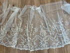Antique Lace - Circa 1900  110    Tambour Lace Dress Flounce