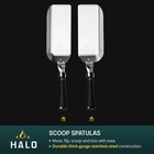 Halo Elite 8-piece Ultimate Griddle Kit   2 Scoop Spatulas  2 Spatulas  Scraper