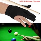 10pcs Billiard Gloves 3 Fingers Left And Right Hand Glove Snooker Cue Pool Usa