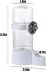 Automatic Pet Bird Water Feeder  Water Dispenser For Cage  Bird Cage Suspended A