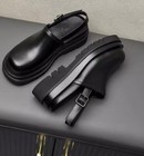 Men s Summer Genuine Leather Thick Sole Sandals Leisure Breathable Roman Shoes 
