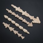 Long Woodcarving Flower Onlay Applique Furniture Cabinet Door Corner Decal Decor
