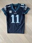 Carson Wentz Game Used worn Philadelphia Eagles Nfl Jersey 11 11 18 Sts Patch