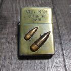 War Zippo Rare 1974s Zippo Lighter Vintage Vietnam Zippo Quang  Tri 74-75