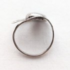 All Seeing Evil Eye Ring Sterling Silver Onyx Inlay Vintage Modernist Jewelry 8