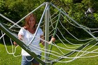 Drying Pole Sunshine Clothesline  Air Natural Clothes Dryer  Laundry Ds9