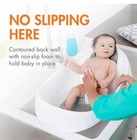 New Boon Soak 3 Stage Baby Bath Tub 0-18 Months White   Gray