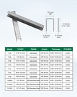 22g71s38 22 Gauge 71 Series 3 8  Crown Wide 3 8  Leg Length Galvanized Staples F
