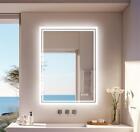 28x36   Led Bathroom Mirror Fr Wall Backlit Light Antifog Vanity Mirror Dimmable