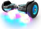 Swagtron Off-road 8  Hoverboard Dual 300w Motors 8 Mph Music-synced Bluetooth Ul