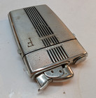 Vintage Evans Silver Tone Lighter   Cigarette Case Project Piece 4 X 2 5 Inch