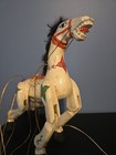 Vintage Burmese Folk Art Wooden Horse Marionette Puppet Hand Carved With Strings