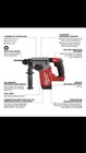 Milwaukee M18 Fuel 2912-20 Brushless Rotary Hammer  Tool Only
