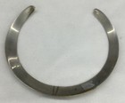 Vintage Silver Plate Over Brass Choker  Etched Necklace  5 125     Preowned