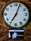 Grimm  tv   Silas Weir Mitchell monroe Kitchen Wall Clock W studio Coa