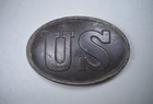 Civil War U s  Oval Belt Buckle  Perfect     Recovered Chancellorsville  Va
