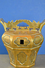Large  19cm Tall   1 8kg  Antique 19th Century Chinese Bronze Container  c1880