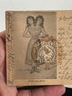 1904 Two Headed Woman Freak Sylvia Pythia Circus Carnival Sideshow Postcard