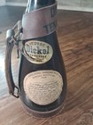 Vintage Rare George Dickel Tennessee Souvenir Whiskey Bottle leather Harness