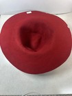 Red Rabbit Fur Felt Peachbloom Capeline Hat Body Millinery Blank 16 5   