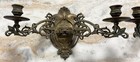 2 Vintage Brass Wall Sconce Candle Holder Brass Wall Sconces Candle Ornate