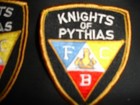 Knights Of The Pythias Patch Set Lot 8 Patches 