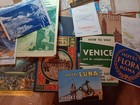 Vintage Lot Of 45  1940-50 Europe Travel Brochures maps guides menus unique Rare