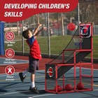 Kids Basketball Arcade Game With 4 Balls   Pump  Indoor Outdoor Hoop For Ages