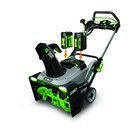 Ego 21in Snow Blower With Steel Auger Dual Port Kit  reconditioned 