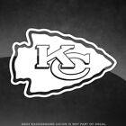 Kansas City Chiefs Nfl Vinyl Decal Sticker - 4  And Larger - 30  Color Options 
