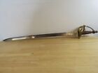 Napoleon Wars French Infantry Briquet Sword Saber   Sheath Brass Handle Read