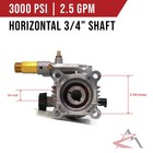 3 4  Shaft 3000 Psi Pressure Washer Pump For Craftsman 580 767301  580 767300