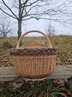 Extra Large Wicker Basket Handwoven Willow Rustic Harvest Storage Home Organizer