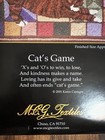 2001 Heritage Rug Hooking Kit Cat   s Game   73003 Mcg Textiles  20 x27     opened