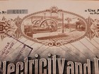Eegypt  Electricity And Ice Supply Co   Alexandria  1929  Electricity 