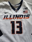 Nike Mark Smith Illinois Fighting Illini Game Worn Used Jersey 50  4 Gamer Rare