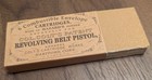Paper Cartridge Boxes   36 Caliber Split Clamshell Style For Army Revolvers