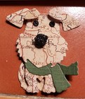 Unique Handmade Airedale Or Welsh Terrier Christmas Stocking Stuffer 6 Magnets 