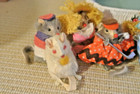 Vtg Lot 9 Original Fur Toy Company Mice Figurines W Germany Little Factory Russ