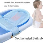 Adjustable Baby Bath Mesh Sling Non-slip Infant Bathtub Shower Net Breathable   