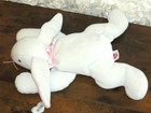 Vintage 1997 Ty Pillow Pal Baby Clover White Bunny Rabbit 14  Plush With Tag