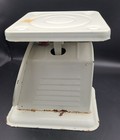 Vintage American Family Food Scale White  Up To 25 Lbs Rustic Metal Works Well 