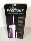 Interplak Conair Cordless Battery Operated Portable Water Flossing System New