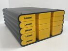 Letraset Case 5 Drawer Black   Yellow   G r Association Italy   Dry Transfers
