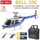Rc Era C138 Bell-206 Rc Helicopter 1 33 3d 6ch Gyro Optical Flow Altitude Hold