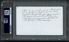 Horace Crouch Signed Autograph 3x5 Index Card Doolittle Raider Wwii Psa Slabbed