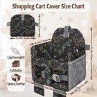 Shopping Cart Cover For Baby 2-in-1 High Chair Cover   With Safety Harness Mu   