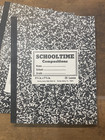 5 Nos Deadstock Vintage 70 s School Time Composition Notebooks Lined Paper