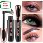 3 Pcs 4d Silk Fiber Lash Mascara Waterproof Mascara Eyelash Extension Thicker Vo