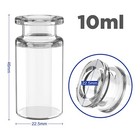 2000pcs Clear Glass 10ml Headspace Sample Vials 20mm Crimp Transparent Flat Hplc